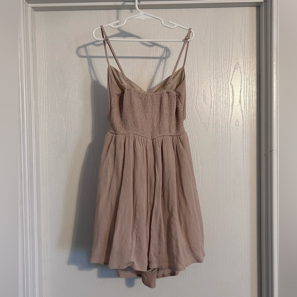 MARBLE | Tan Strappy Dress | Size Small - Picture 5 of 5